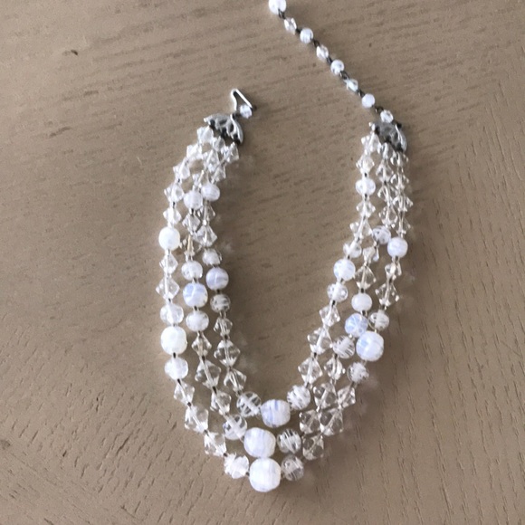 Jewelry - Vintage necklace. Triple strand of beads